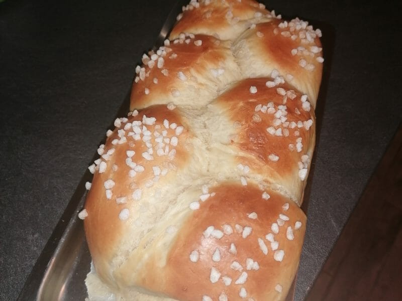 Cliquez pour zoomer ! Brioche sans beurre, sans oeufs Thermomix par Virginie 89