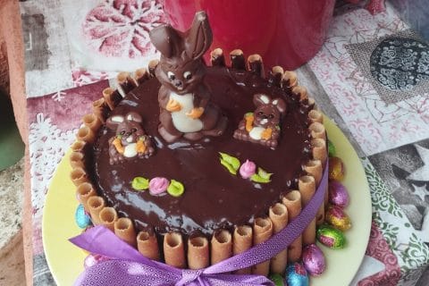 Cliquez pour zoomer ! Gâteau lapin de Pâques Thermomix par didine2001
