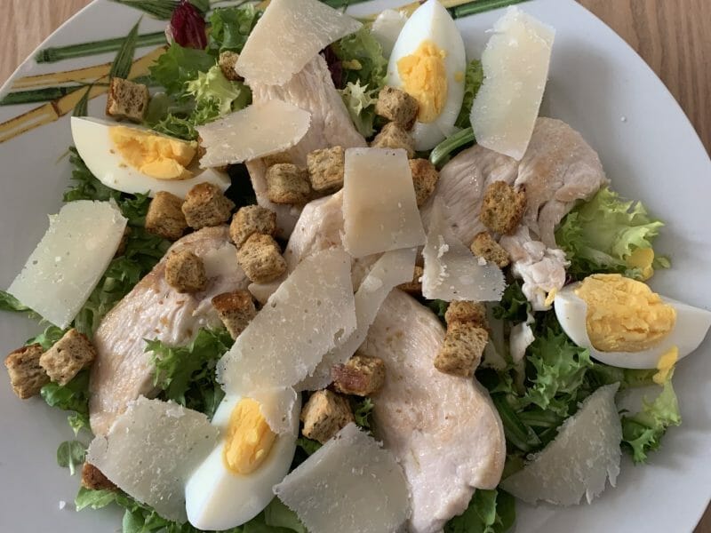 Cliquez pour zoomer ! Salade César Thermomix par Laeti30