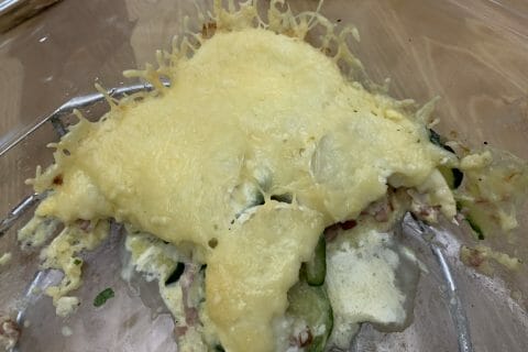 Cliquez pour zoomer ! Gratin de courgettes au chèvre au Thermomix