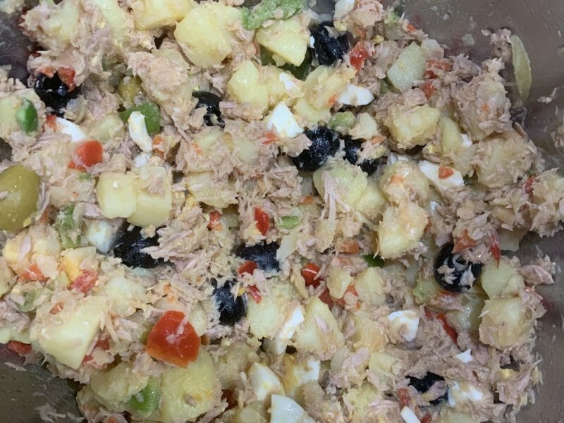 Cliquez pour zoomer ! Salade de pommes de terre au thon Thermomix par Laeti30