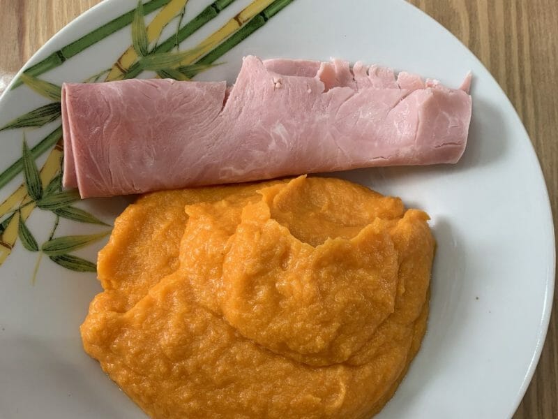 Cliquez pour zoomer ! Purée de pommes de terre et patates douces Thermomix par Laeti30