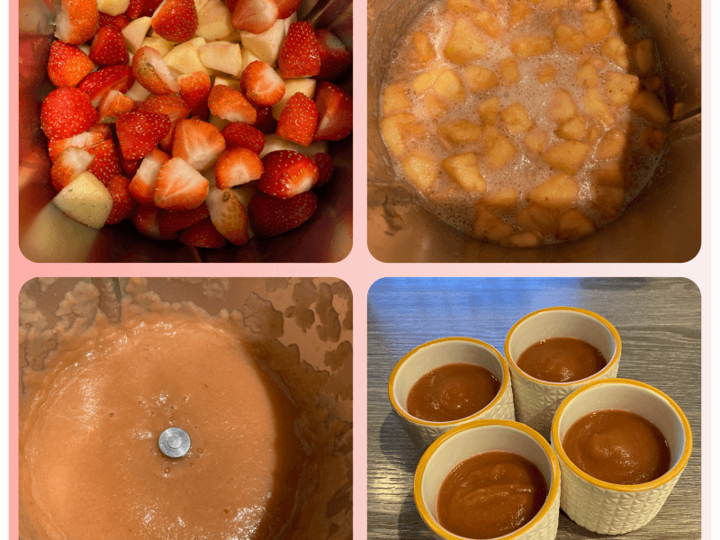 Compote Pommes Fraises Au Thermomix Cookomix Compote Pommes Fraises Au Thermomix Cookomix