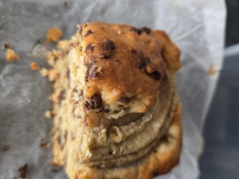 Cliquez pour zoomer ! Cake banane et pépites de chocolat Thermomix par awandine