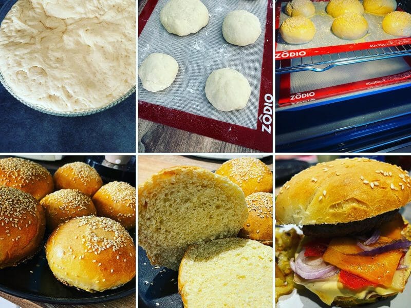 Cliquez pour zoomer ! Pains hamburger Thermomix par MomixLarochelle
