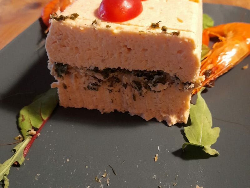 Cliquez pour zoomer ! Terrine de saumon frais et fumé Thermomix par Lamerecotcot