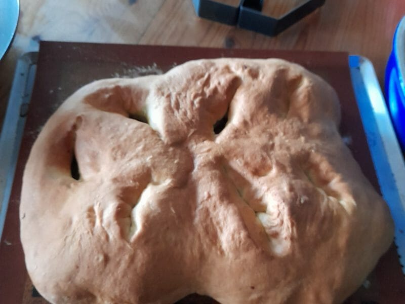 Cliquez pour zoomer ! Pompe de Noël à l’huile d’olive Thermomix par Lamerecotcot