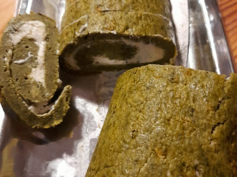 Cliquez pour zoomer ! Roulé aux épinards, saumon et Boursin Thermomix par Lamerecotcot