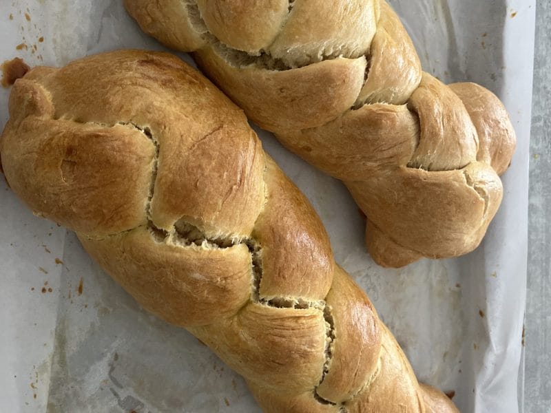 Cliquez pour zoomer ! Brioche tressée à la mie filante Thermomix par Lynda Zina