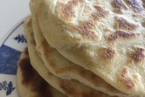 Cliquez pour zoomer ! Naans au fromage Thermomix par Lynda Zina