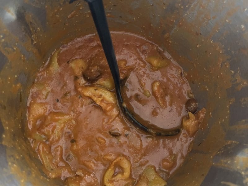 Cliquez pour zoomer ! Curry de courgettes au lait de coco Thermomix par Lynda Zina