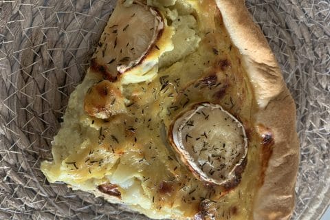 Cliquez pour zoomer ! Quiche oignons, chèvre et miel Thermomix par Lynda Zina