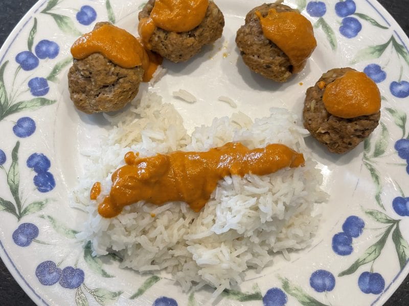 Cliquez pour zoomer ! Boulettes de viande Tikka Masala Thermomix par emi_dau