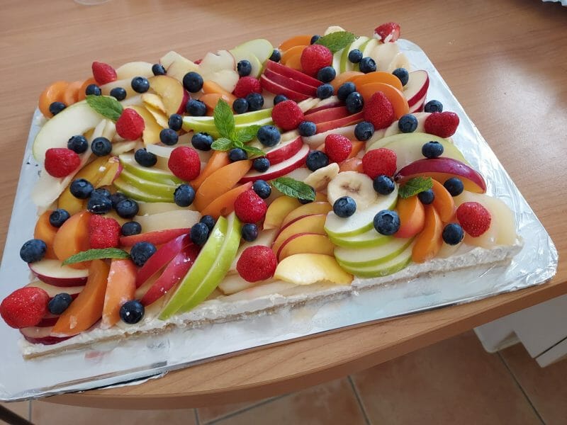 Cliquez pour zoomer ! Tarte aux fraises sans cuisson Thermomix par Louloute