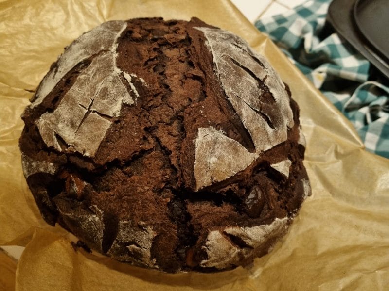 Cliquez pour zoomer ! Pain au cacao et pépites de chocolat Thermomix par anne_608