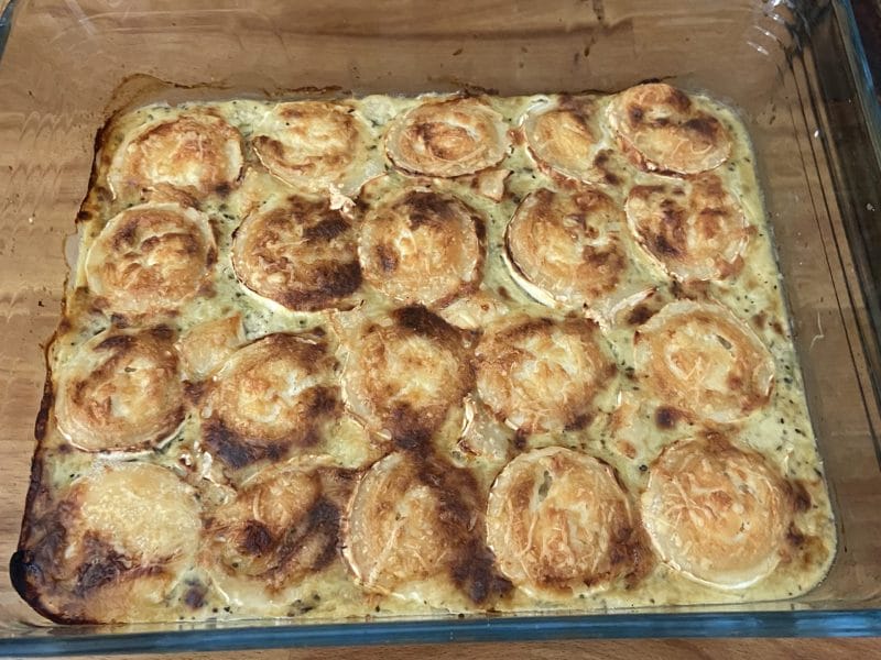 Cliquez pour zoomer ! Gratin de courgettes au chèvre Thermomix par ginacook