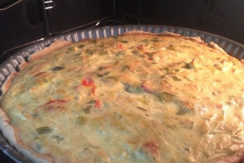 Cliquez pour zoomer ! Tarte aux poireaux au Thermomix