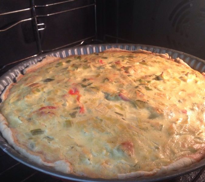 Cliquez pour zoomer ! Tarte aux poireaux Thermomix par @moumoonboots81