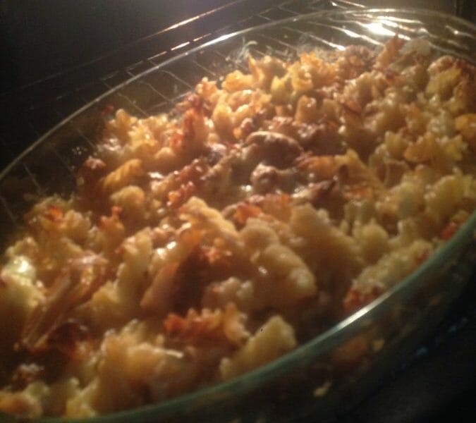 Cliquez pour zoomer ! Gratin de fusilli au jambon Thermomix par @moumoonboots81