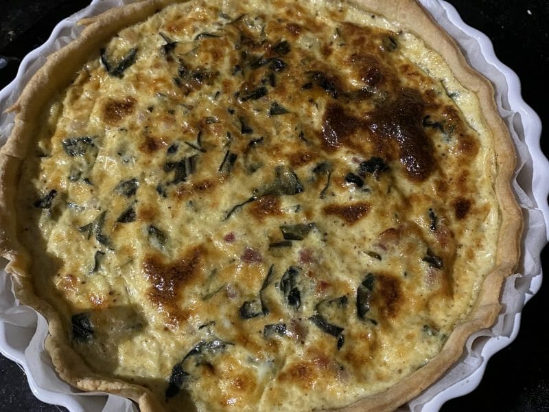 Cliquez pour zoomer ! Quiche au vert de blettes Thermomix par Thalie81