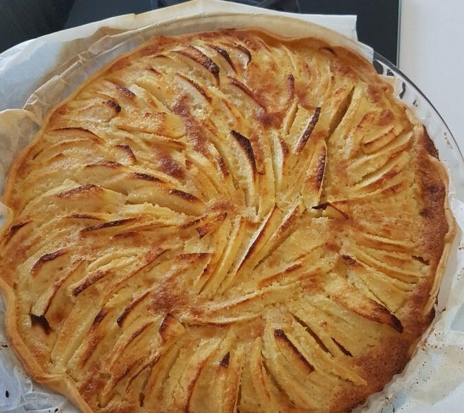 Cliquez pour zoomer ! Tarte normande aux pommes Thermomix par maya2301