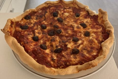 Cliquez pour zoomer ! Tarte brandade et tomate Thermomix par socuisinette