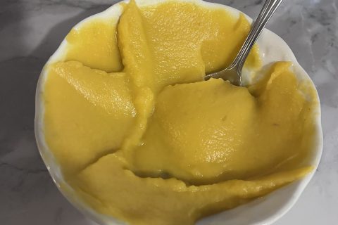 Cliquez pour zoomer ! Velouté de butternut et panais à la fourme d’Ambert Thermomix par socuisinette