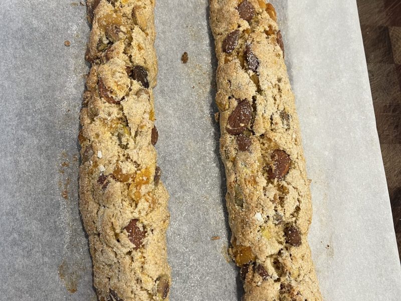 Cliquez pour zoomer ! Biscotti amandes, abricots et pistaches Thermomix par socuisinette