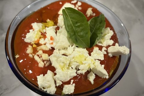Cliquez pour zoomer ! Soupe froide aux poivrons rouges Thermomix par socuisinette