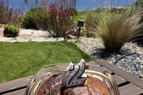 Cliquez pour zoomer ! Cake banane et pépites de chocolat Thermomix par socuisinette