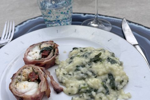 Cliquez pour zoomer ! Risotto chèvre épinards Thermomix par socuisinette