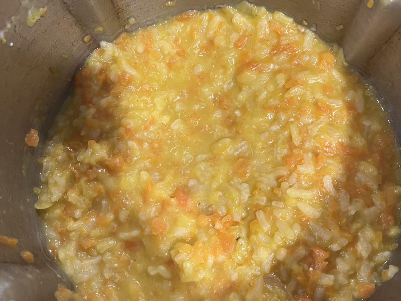 Cliquez pour zoomer ! Risotto aux carottes et parmesan Thermomix par socuisinette