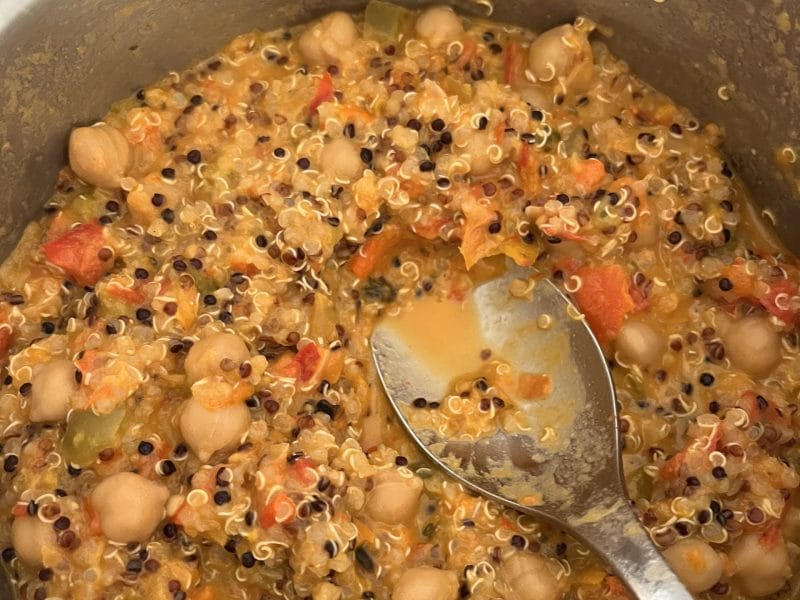 Cliquez pour zoomer ! Pâtes aux tomates et poivrons Thermomix par socuisinette