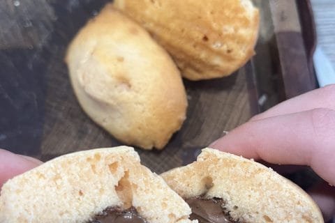 Cliquez pour zoomer ! Madeleines aux biscuits roses de Reims Thermomix par socuisinette