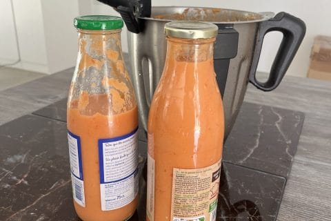 Cliquez pour zoomer ! Gaspacho pomme, tomate et concombre Thermomix par socuisinette