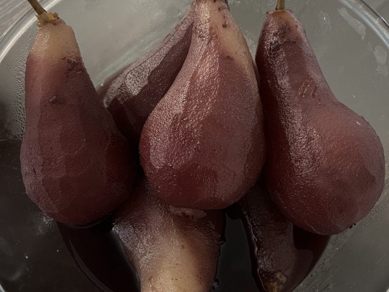 Cliquez pour zoomer ! Poires au vin rouge Thermomix par socuisinette