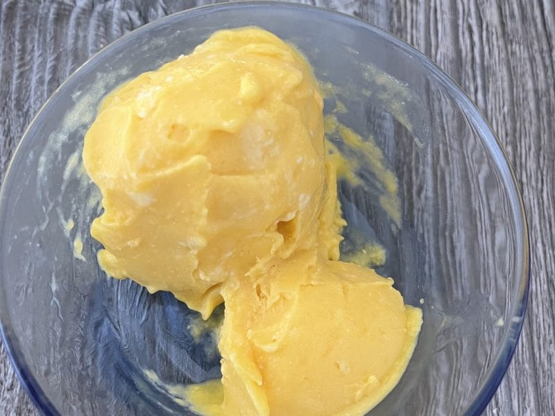 Cliquez pour zoomer ! Glace mangue coco Thermomix par socuisinette