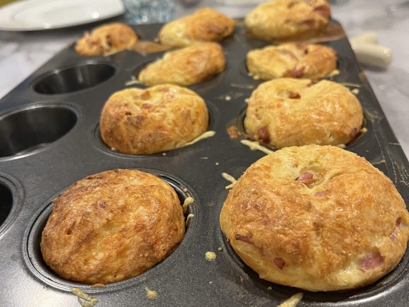 Cliquez pour zoomer ! Crêpes soufflées aux lardons Thermomix par socuisinette