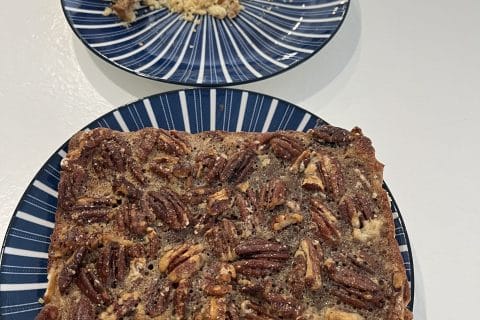 Cliquez pour zoomer ! Carrés pécan et sirop d’érable Thermomix par socuisinette