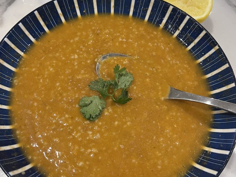 Cliquez pour zoomer ! Hssouwa – Soupe à la semoule d’orge Thermomix par socuisinette