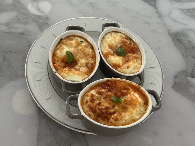 Cliquez pour zoomer ! Oeufs cocotte à l’italienne Thermomix par socuisinette