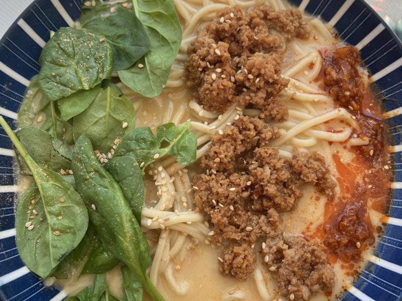 Cliquez pour zoomer ! Tantanmen – Ramen épicé Thermomix par socuisinette