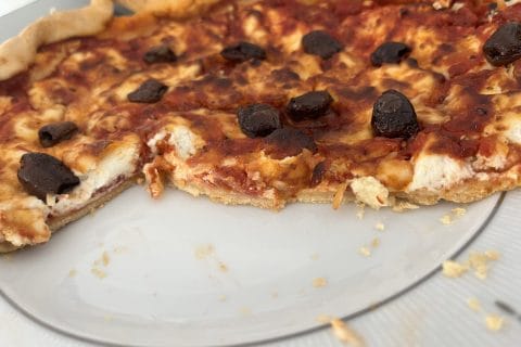 Cliquez pour zoomer ! Tarte brandade et tomate Thermomix par socuisinette