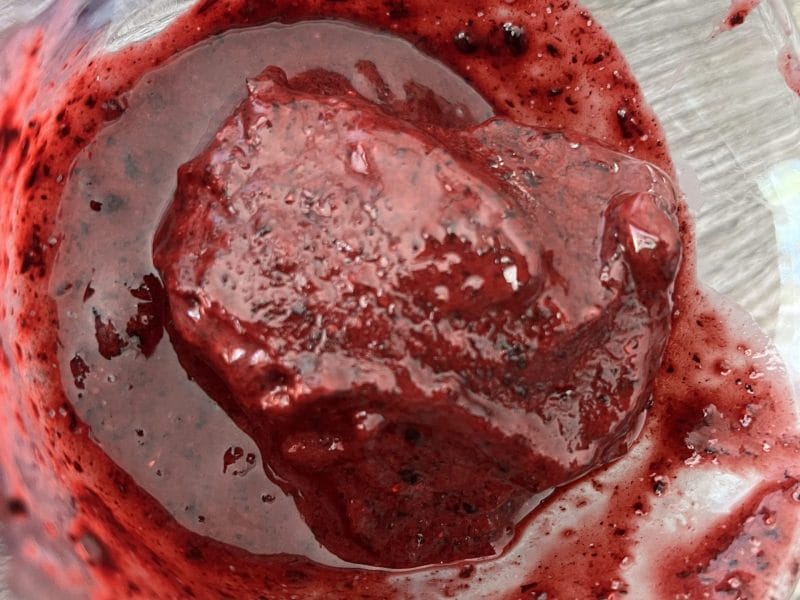 Cliquez pour zoomer ! Glace aux myrtilles Thermomix par socuisinette