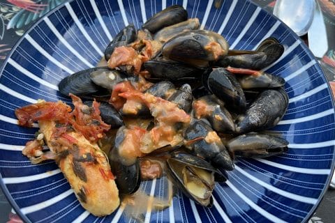 Cliquez pour zoomer ! Moules sauce chorizo Thermomix par socuisinette