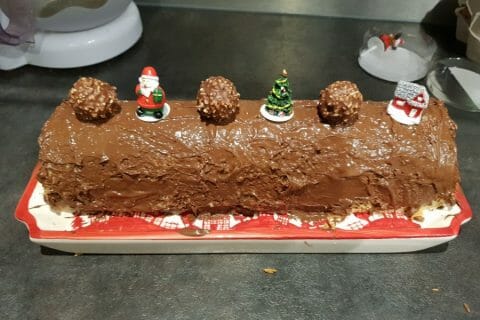 Cliquez pour zoomer ! Bûche Ferrero Rocher Thermomix par Dut
