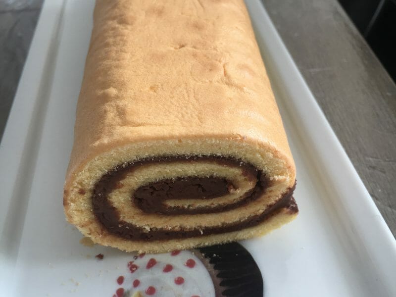 Cliquez pour zoomer ! Roulé au nutella Thermomix par Myrtillo