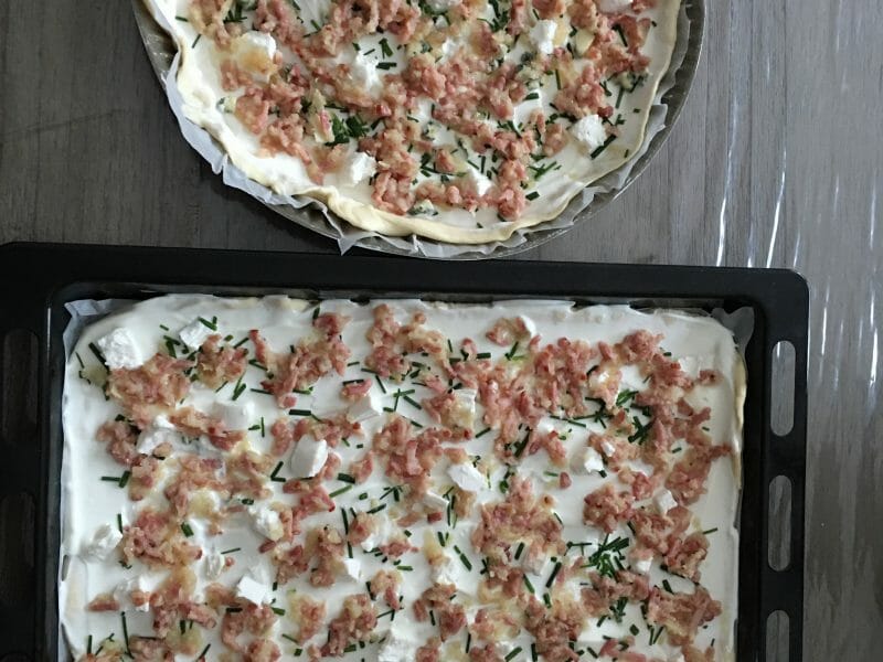 Cliquez pour zoomer ! Flammekueche traditionnelle Thermomix par Myrtillo