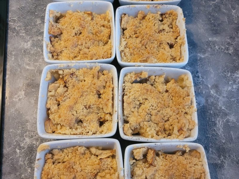 Cliquez pour zoomer ! Crumble aux Pommes Thermomix par evazia67