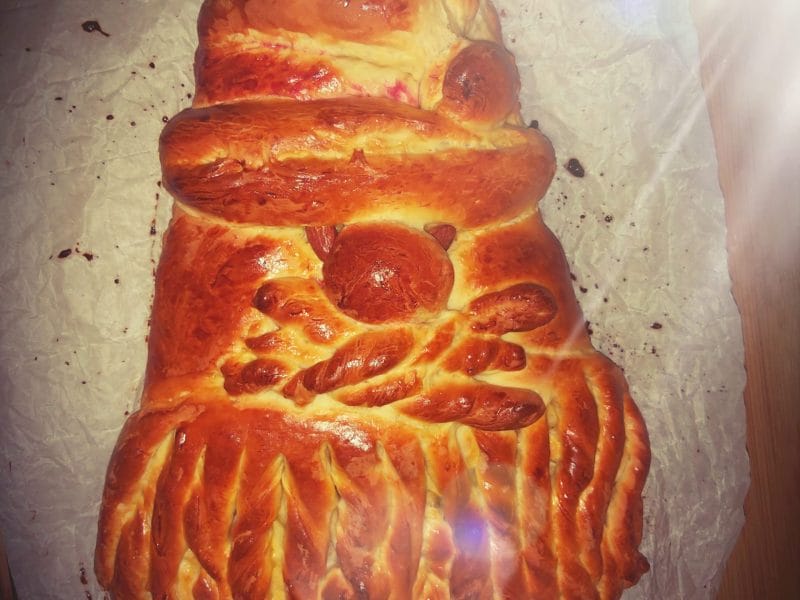 Cliquez pour zoomer ! Brioche Père Noël Thermomix par anodine